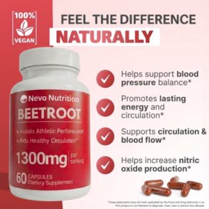 NEVO Premium Beetroot Capsules