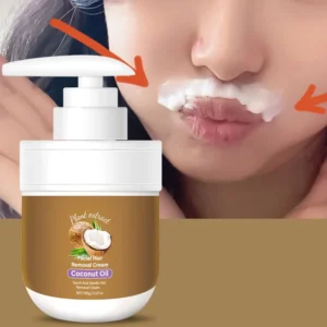 Plant Extract Coconut Oil Facial Hair Removal Cream