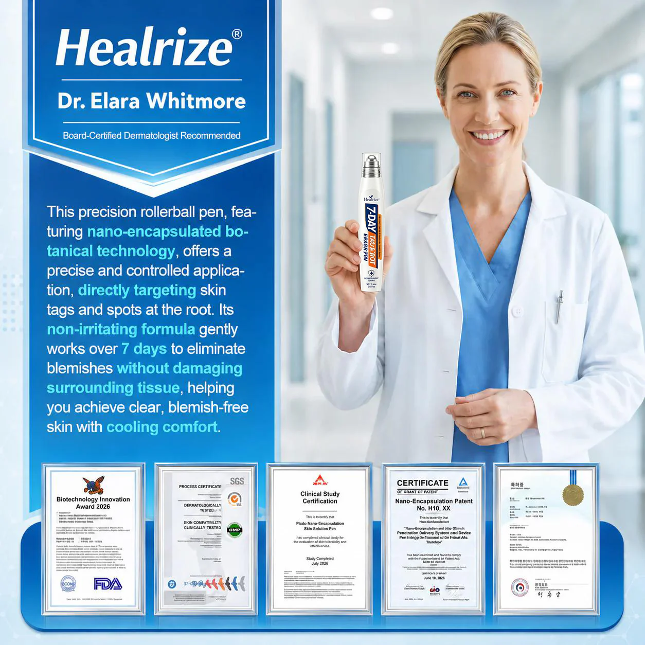 Healrize 7-Day Tag & Spot Eraser Pen